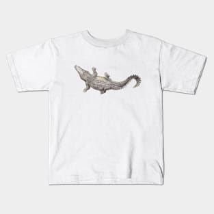 Watercolor Crocodile Kids T-Shirt